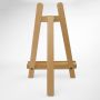 Multifunction Art Supply Small Elm Beechwood Tabletop Wood Display Artist Triangle A-Frame Easel For Painting