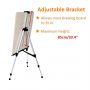 art supply aluminum field floor easel with bag for tabletop
