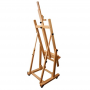 Heavy Duty Extra Large Adjustable H-Frame Sturdy Wooden Beech Studio Easel For Painting