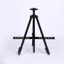 Drawing Easel Display Frame Folding Black Iron Metal Easel For Artists Student