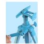professional triangle shape metal plate display easel stand for artist