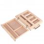 prsfessional artists adjustable luxury wooden table desk box easel stand