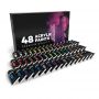 Premium Quality Aluminum Tube 48 Colors 0.74 oz 22Ml Acrylic Painting Set For Artist Painting