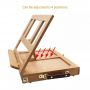 Art Artists Traditional Desk Easel Art Table Easel for Painting and Drawing, Adjustable Wood Easel Stand