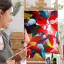 High Intensity 120ml Large Tube 12 Colors Acrylic Paint for Canvas Wood Art Painting
