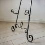 Art 54 Inch Total Adjustable Hook Metal Portable Floor Easel Stand for Wedding Decorative Display