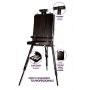 Professional Black Red OEM Wood Collapsible Easel For Artists Painting