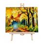12 Inch Adjustable Foldable A Frame Wood Easel Table Easel For Drawing, Oil Water Painting