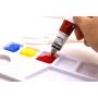 Completed Pebeo Acrylic Paint Kit Included Painting Brush Canvas Panel
