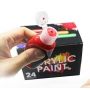 30 Colors (60ml, 2oz) with 3 Brushes & 1 Palette, Craft painting, Rich Pigments,Non-Toxic Acrylic paint Set for Artists