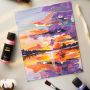 Professional Water Based Matte Finish 20 Colors 2oz 60ml Craft Acrylic Paint For Painting