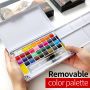 12 Colors Premium Colors Travel Solid Watercolor Pigment Kit Portable Painting for Beginners, Painting