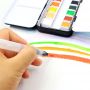Hot Selling 12 Color Artist Travel Solid Watercolor Cake Set With 2 Pcs Paint Brushes