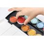 12 Metallic Glitter Color Portable Lightweight Semi Moist Watercolor Paint Set