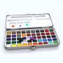 New design 50Colors Art Watercolor Paint With Water Brush Pen Painting Brush