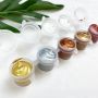 Art Mini 3ml Metallic Acrylic Paint Pots Strips for Kids Student Painting