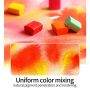 Artists Supply Premium Colors Travel Solid Watercolor Pigment Kit Portable Painting for Beginners, Painting