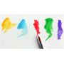 12 Watercolor Artist Metal Cake Box With Removable Pans