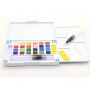 Transparent 24 Colors Solid Watercolor Pigment Paint Suit For Art Drawing