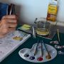Artist supply Non-toxic wholesale 18 color aluminum tube painting gouache color set