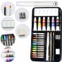 24 Pieces Oil Color Paint Set With Artist Brush Paint Palette