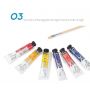 Fine Oil XL Case 20 ML 30 Tubes Multi-surface Oil Painting Kit