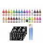 Highly Pigment Vibrant Colors Non Toxic Puffy Fabric Paints For Painting