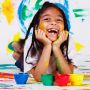 Premium Quality 40 Vivid Colors Non Toxic Finger Paint Tempera Paint for Kids and Toddlers