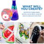Highly Pigment Vibrant Colors Non Toxic Puffy Fabric Paints For Painting