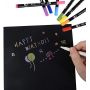 8x10 inch,Black Canvas Panel Art Boards Black Canvas Panels for Oil & Acrylic Painting