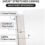 Professional Art 280 grams Stretch Canvas White Blank Artist Stretch Canvas for Painting, Acrylic Pouring, Oil Paint