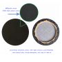 2021 280 grams Cotton Black Round Stretch Canvas Round Hand Painted Canvases For Students Artist Hobby Painters and Begin