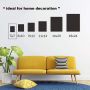 Art Black Blank Cotton Stretched Canvas for Acrylic Oil Painting