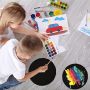2021 280 grams Cotton Black Round Stretch Canvas Round Hand Painted Canvases For Students Artist Hobby Painters and Begin