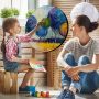 2021 280 grams Cotton Black Round Stretch Canvas Round Hand Painted Canvases For Students Artist Hobby Painters and Begin