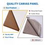 Primed White Painting Canvas Panels 100% Cotton Canvas Boards for Acrylic, Oil Paint Multi Pack of 40