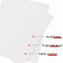 Primed White Painting Canvas Panels 100% Cotton Canvas Boards for Acrylic, Oil Paint Multi Pack of 40