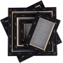 Art Black Blank Cotton Stretched Canvas for Acrylic Oil Painting