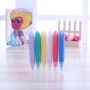 Wholesale 3D Permanent 6pcs 10ml pearl textile paint fabric paint