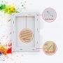 Art 10 Pack 5x7 Inch Heave Weight Gesso Acid Free Stretched Canvas Frame for Acrylic Pouring Painting