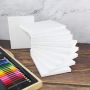 Art 10 Pack 5x7 Inch Heave Weight Gesso Acid Free Stretched Canvas Frame for Acrylic Pouring Painting