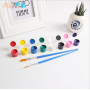 wholesale non toxic cheap mini 3ml strip pot kids acrylic color paint quick drying water soluble acrylic paints