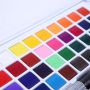 Transparent solid watercolor paint set 12/18/24/36 color for student painting art supplies