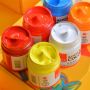 Hot Saling 50 ML Bottle Package Acrylic Paint Set 12 Colours Used in Arts and Crafts