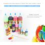 Fun Paint Set 12 colors 100ml water color paint kindergarten children DIY graffiti painting washed paint finger painting