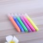 Wholesale 3D Permanent 6pcs 10ml neon textile paint fabric paint