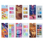 6/12colors solid watercolor paint set pearlescent high-gloss metal portable art students professional painting