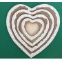 Art High Quality Blank Heart Shape Stretched Canvas For Kid Drawing