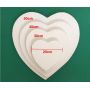 Art High Quality Blank Heart Shape Stretched Canvas For Kid Drawing