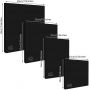 2022 Amazon Hot Selling Canvas Blank Black Stretch Canvas Art Black for Painting, Acrylic Pouring, Oil Paint